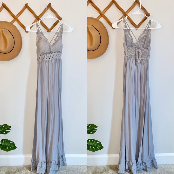 NWOT Lace Boho Maxi Dress - S - Picture 5 of 5